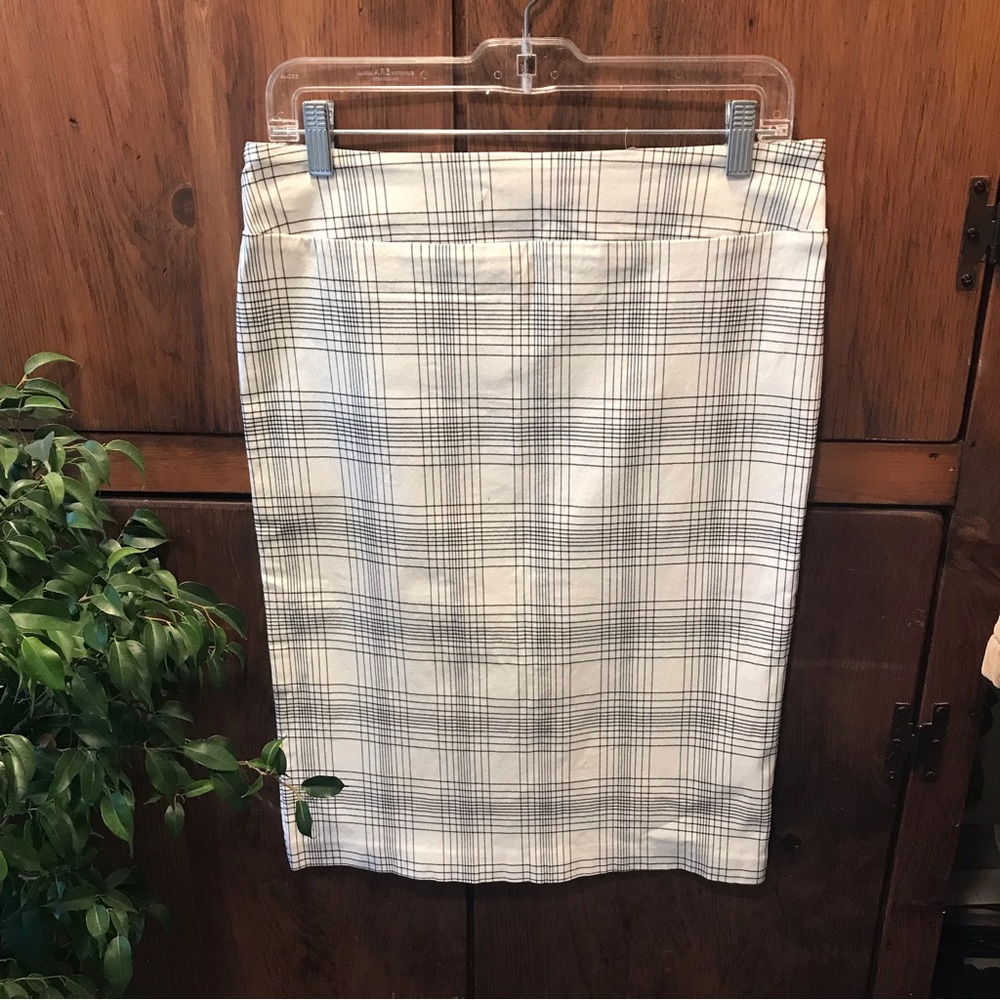 Jules & Leopold White & Black Skirt - Size Medium